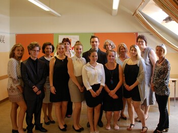 Gruppenfoto der Absolventen